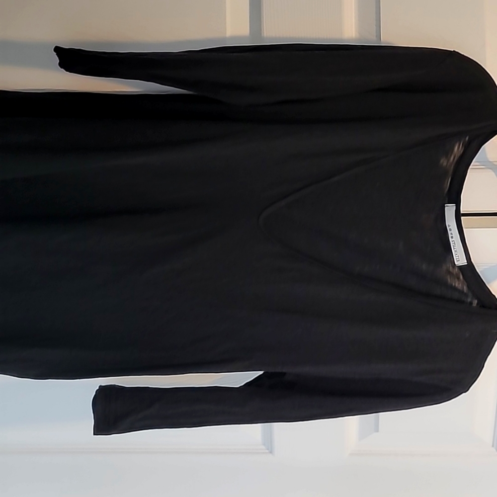 Black off the shoulder Still Water 3 quarters sleeve. Size small.  Gently used.